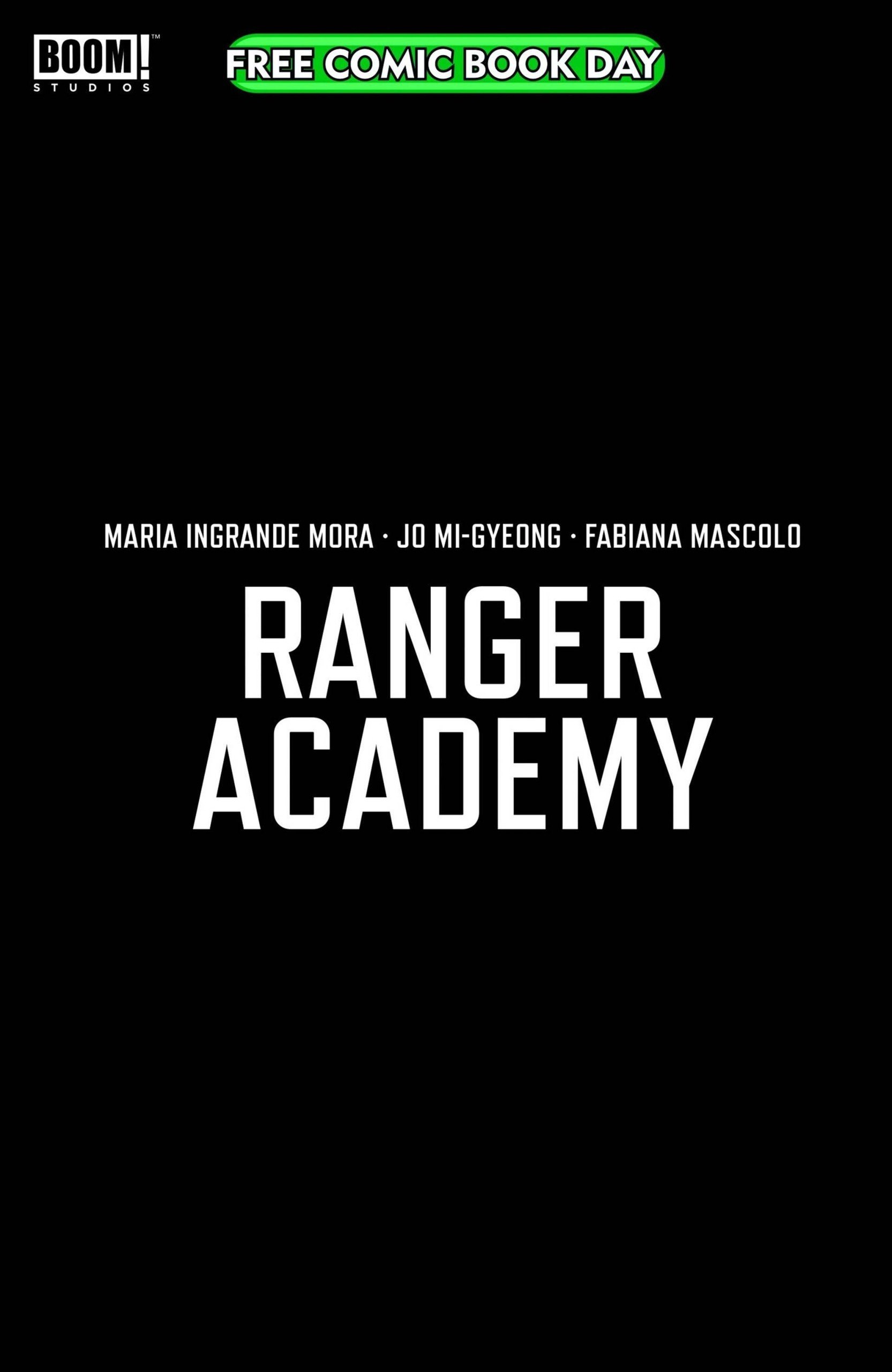 Portada ampliada de RANGER ACADEMY