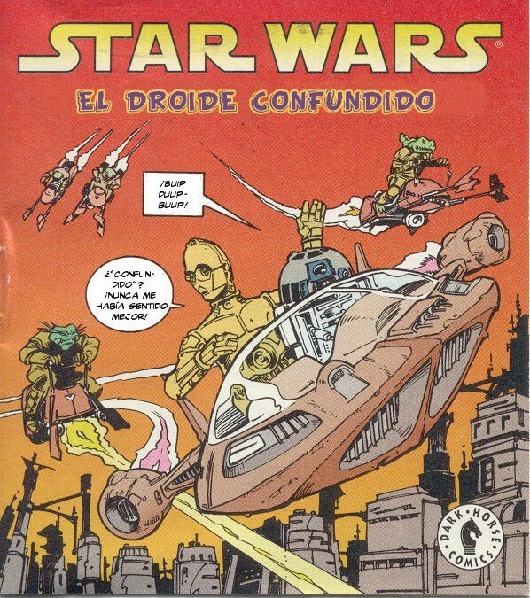 Portada ampliada de STAR WARS EL DROIDE CONFUNDIDO
