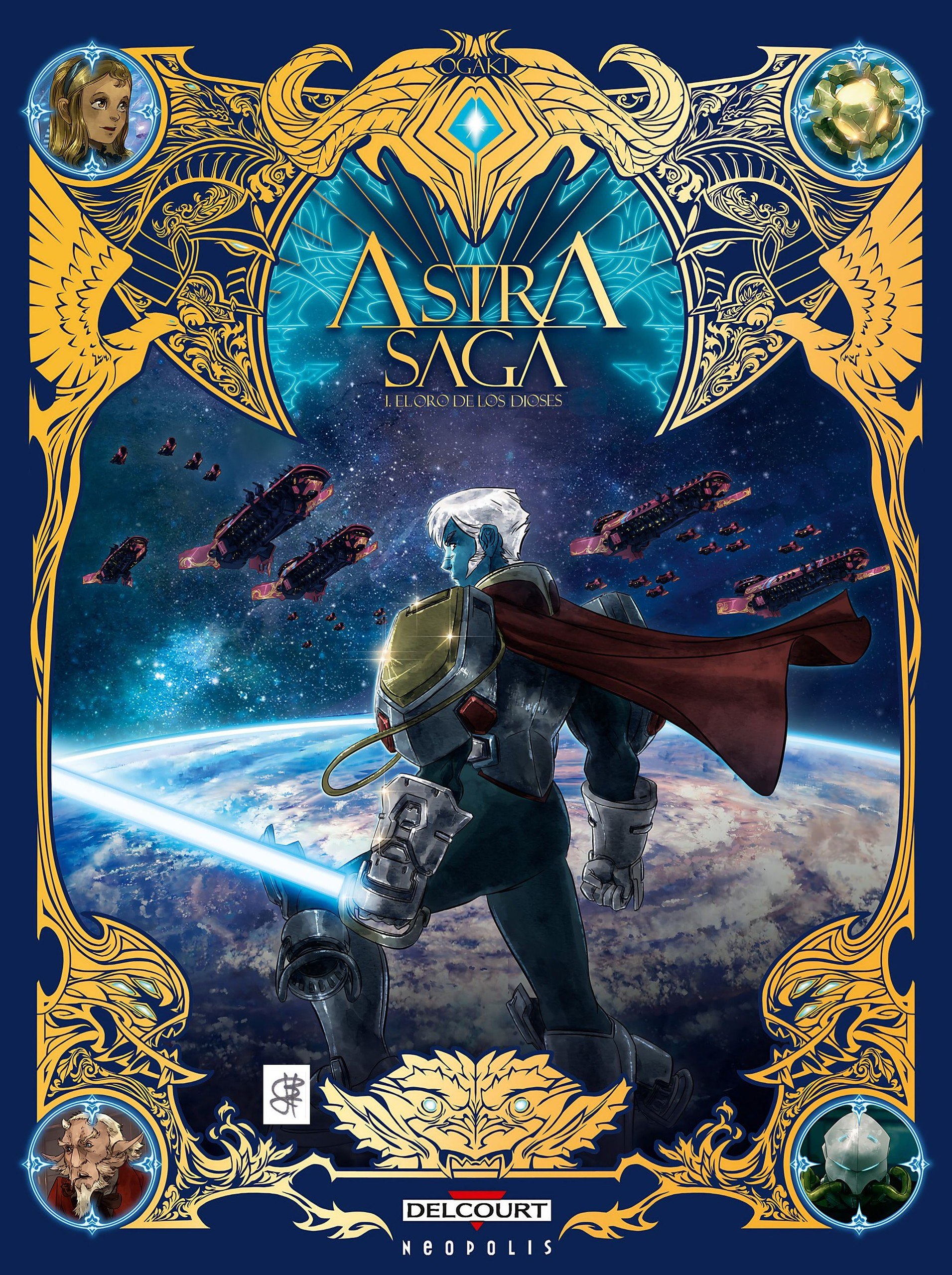 Portada ampliada de Astra Saga