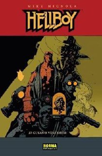Portada ampliada de Hellboy