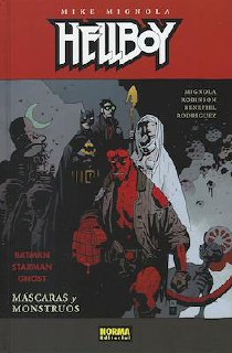 Portada ampliada de Hellboy