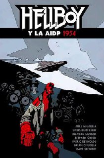 Portada ampliada de Hellboy Y LA AIDP 1954