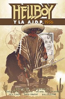 Portada ampliada de Hellboy y la A.I.D.P.