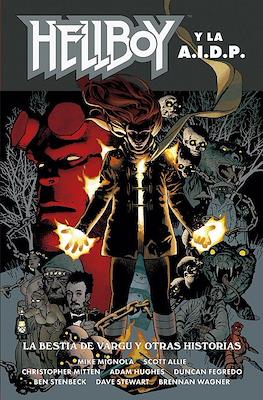 Portada ampliada de Hellboy y la A.I.D.P.