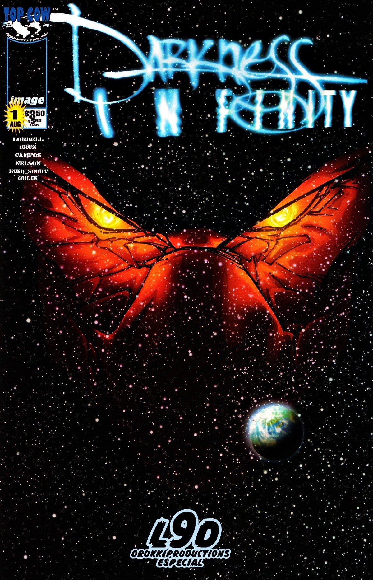 Portada ampliada de Darkness in Reality