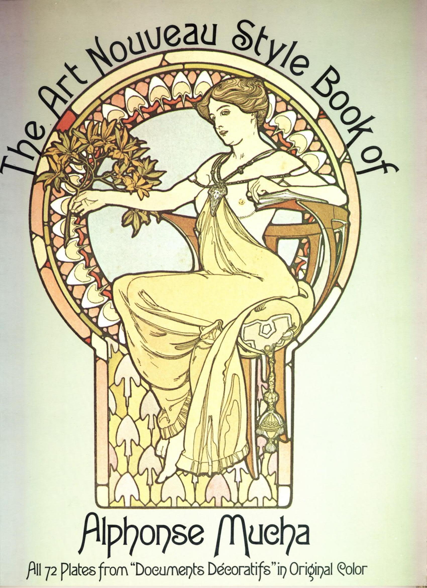 Portada ampliada de The Art Nouveau Style Book of