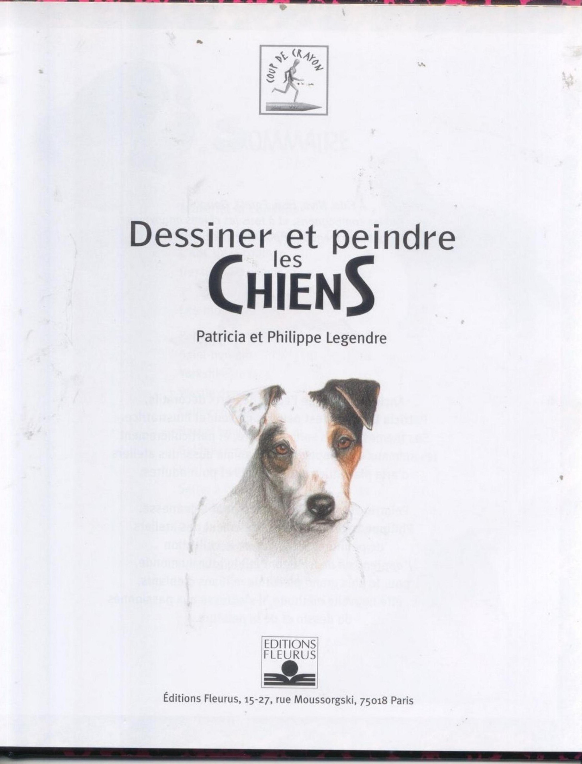 Portada ampliada de Dessiner et peindre les CHIENS