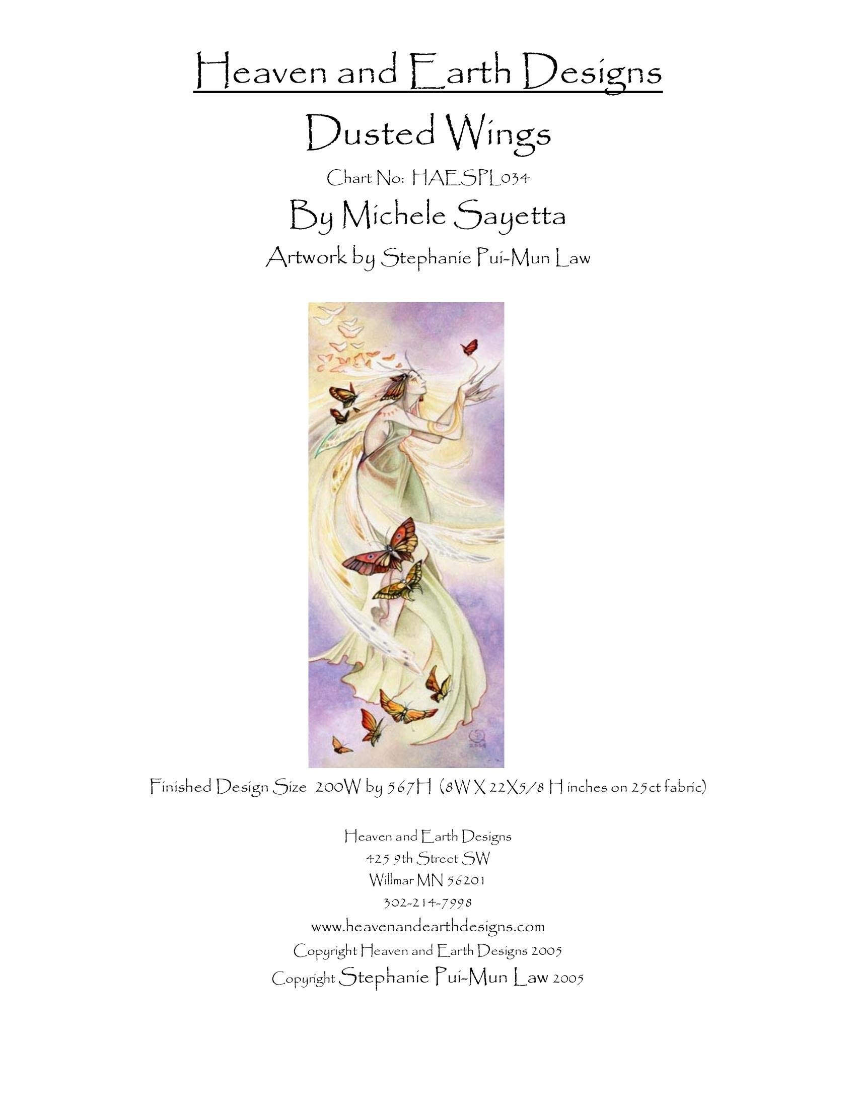 Portada ampliada de Dusted Wings