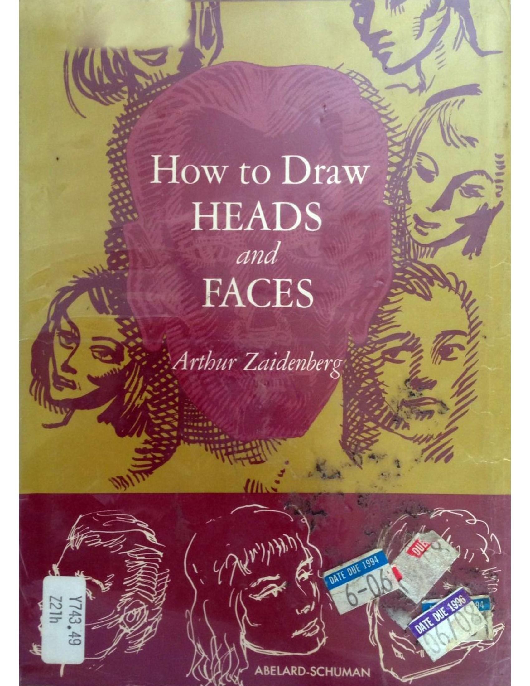 Portada ampliada de How to Draw HEADS and FACES