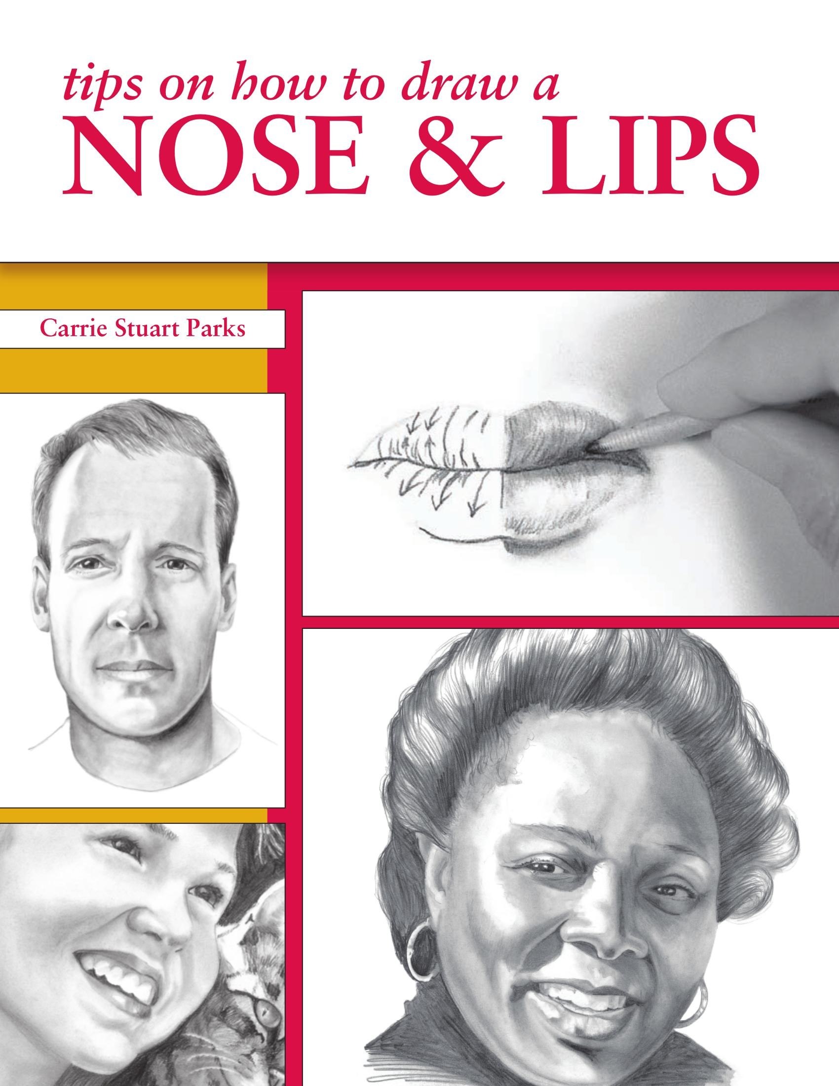 Portada ampliada de tips on how to draw a NOSE & LIPS