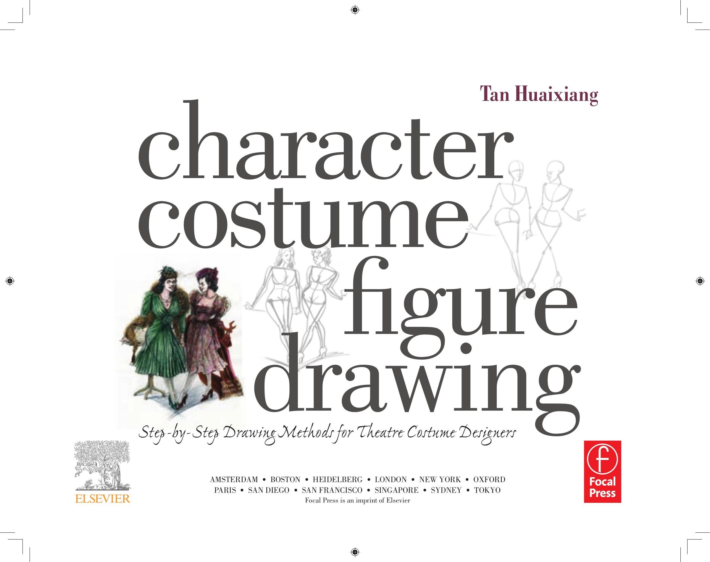 Portada ampliada de character costume figure drawing