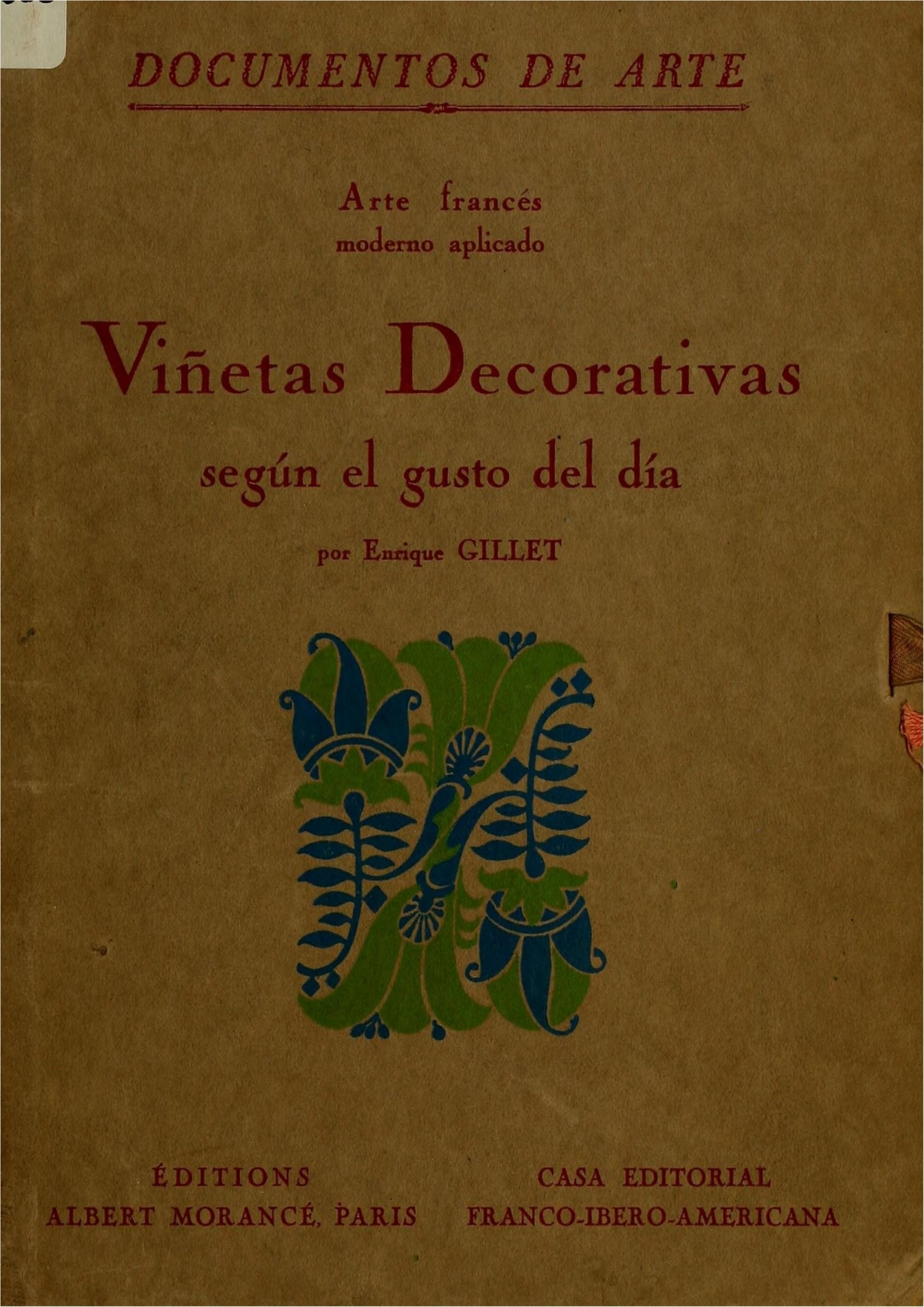 Portada ampliada de Vinetas Decorativas según el gusto del día