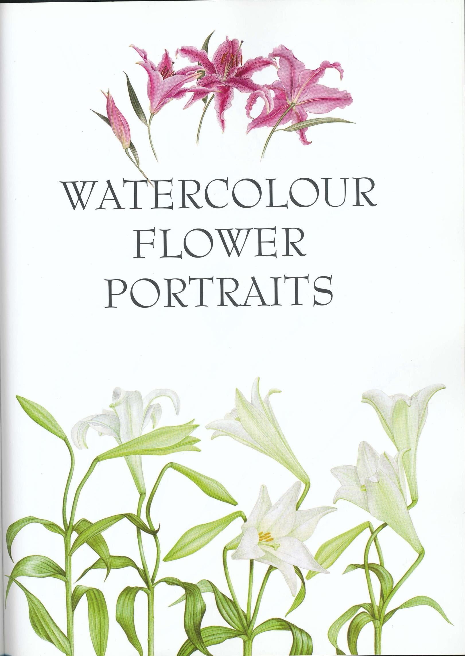 Portada ampliada de WATERCOLOUR FLOWER PORTRAITS