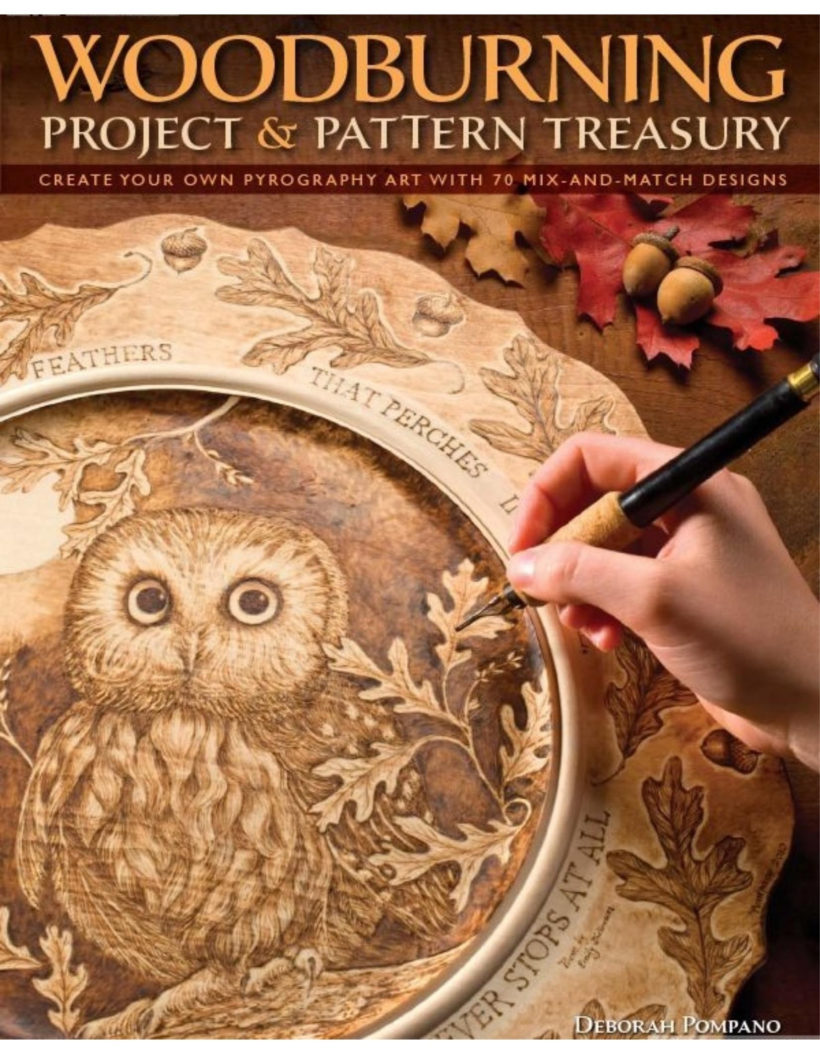 Portada ampliada de WOODBURNING PROJECT & PATTERN TREASURY