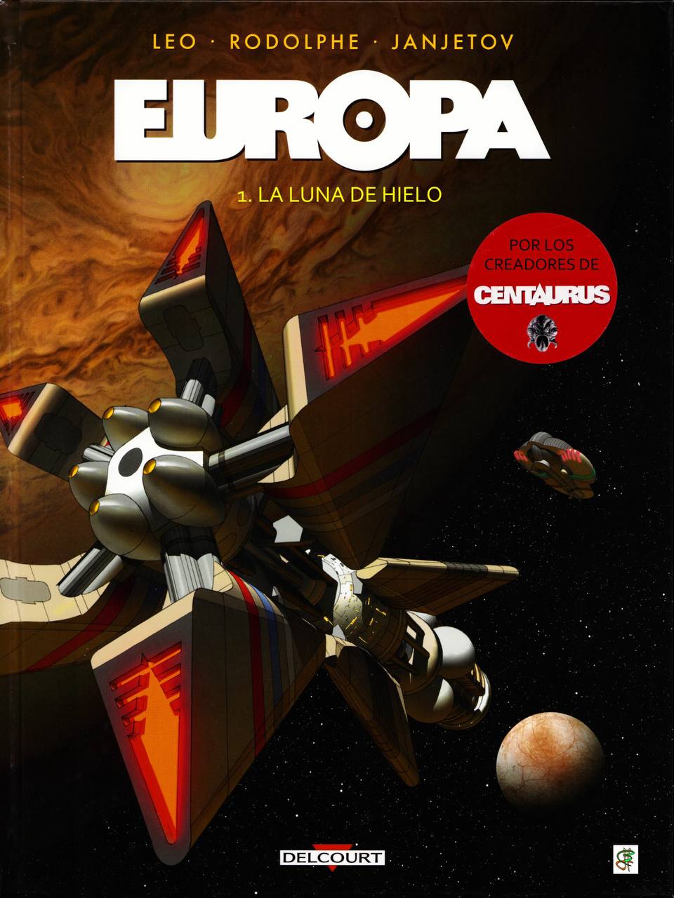 Portada ampliada de EUROPA 2 LA LUNA DE HIELO