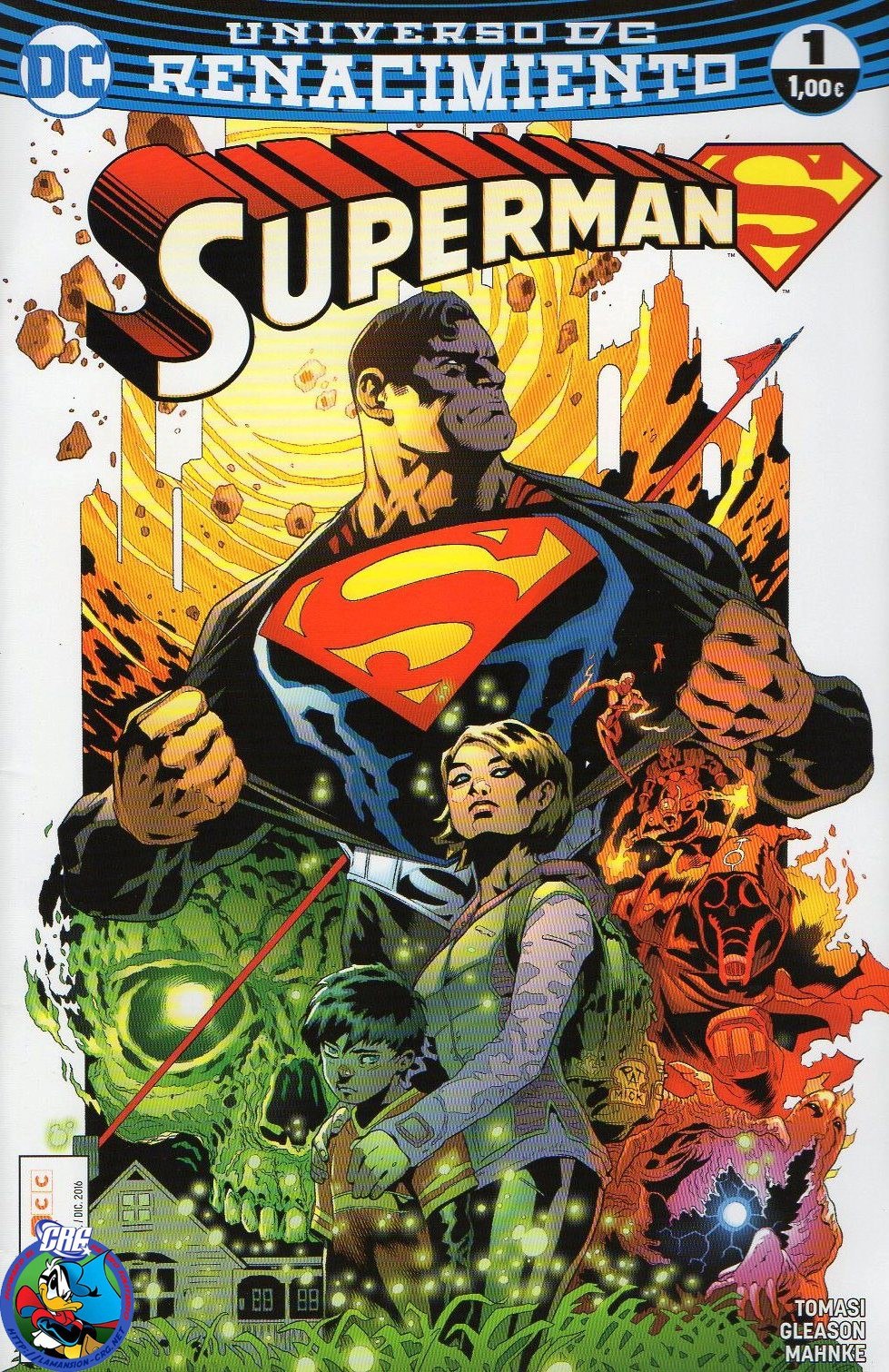 Portada ampliada de SUPERMAN