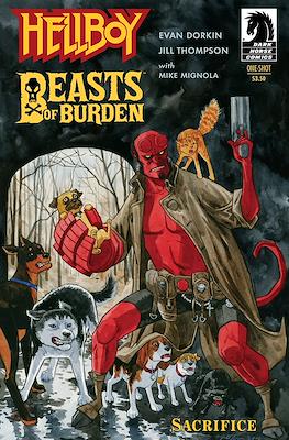 Portada ampliada de Hellboy Beasts of Burden