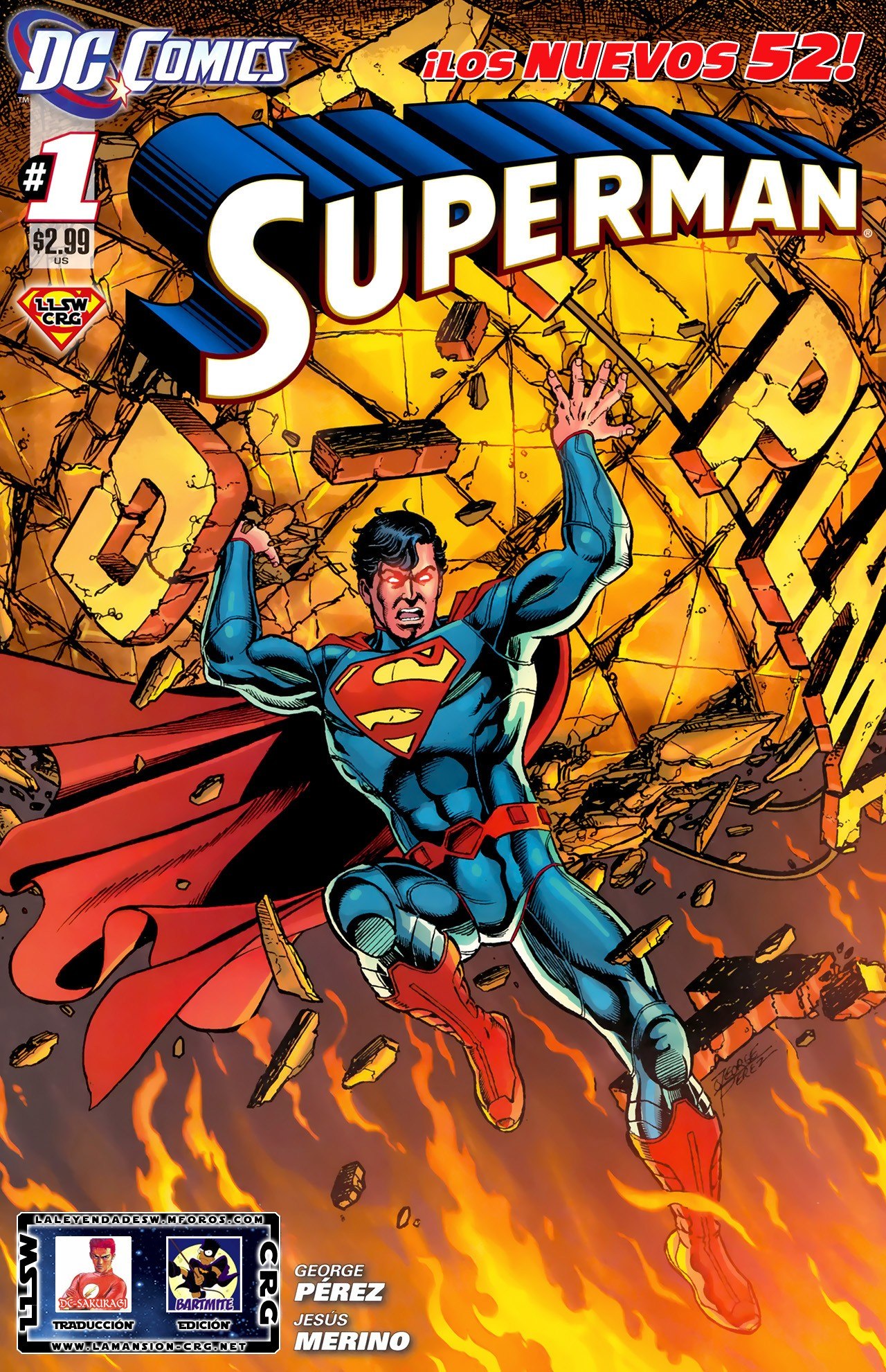 Portada ampliada de SUPERMAN