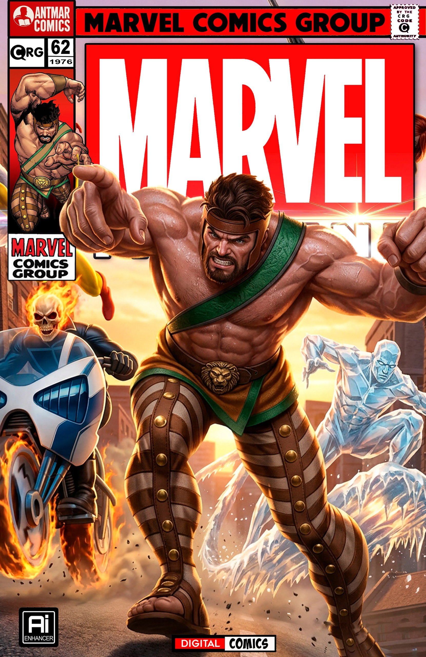 Portada ampliada de MARVEL COMICS GROUP