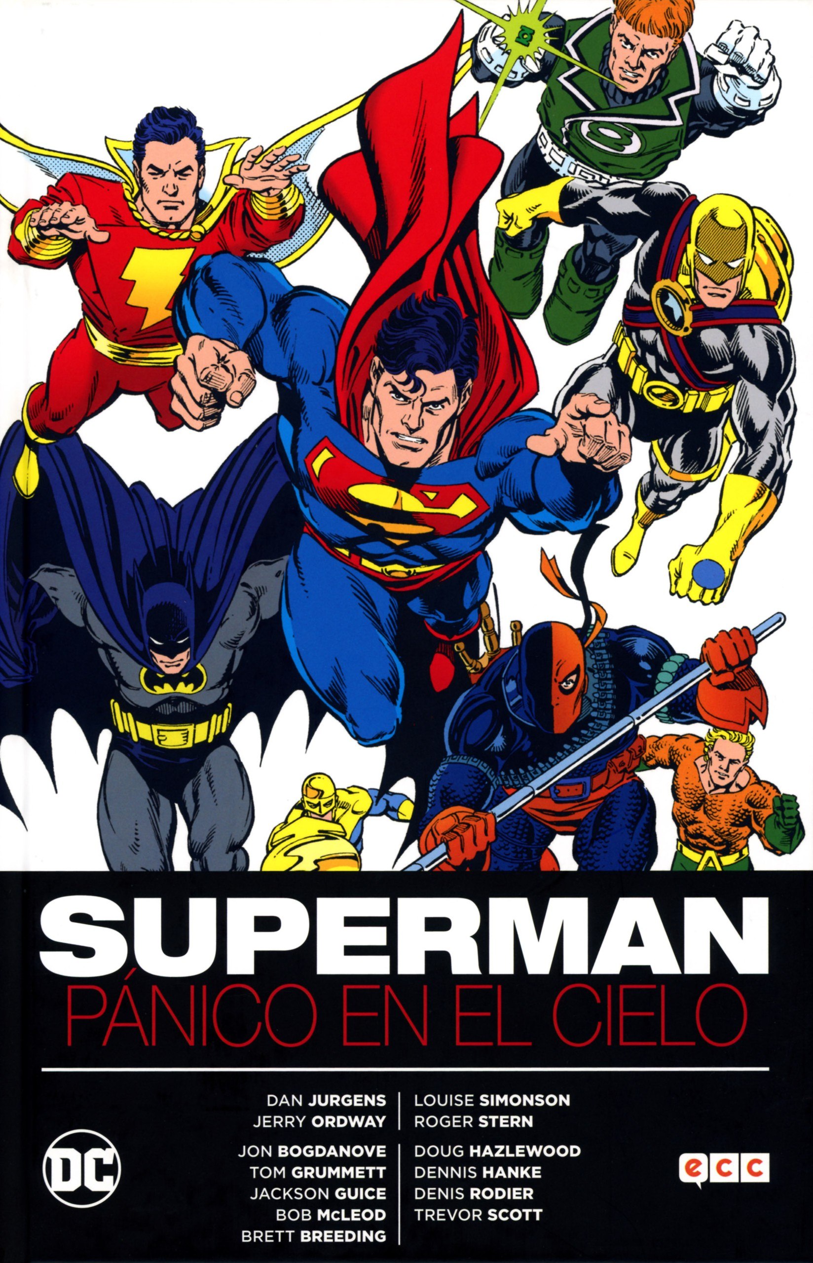 Portada ampliada de Superman - Panico en el cielo (1992) (AC_674-676, AdS_488-490, S_65-67, TMoS_9-11) (ECC) (CRG) por Ludox & Funkspider