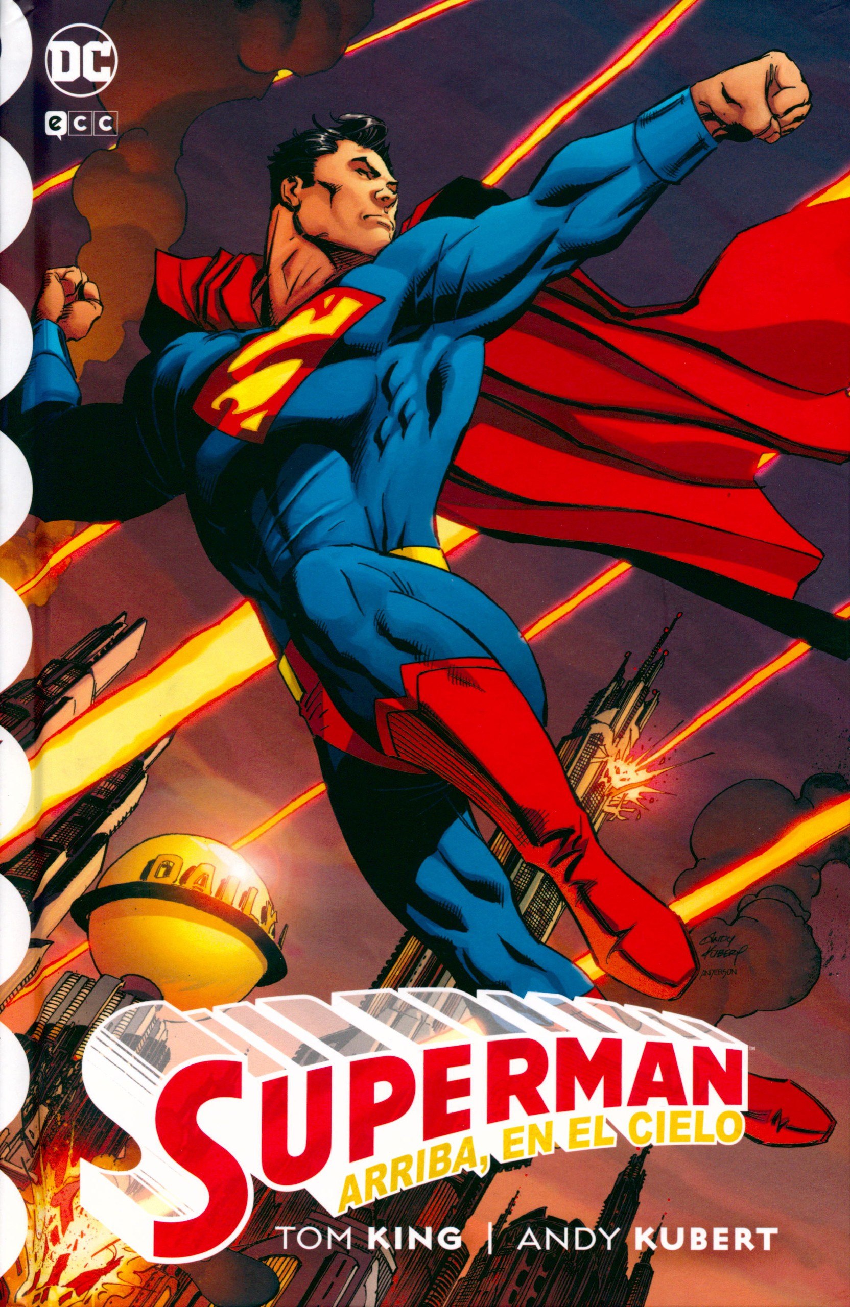 Portada ampliada de SUPERMAN ARRIA, EN EL CIELO