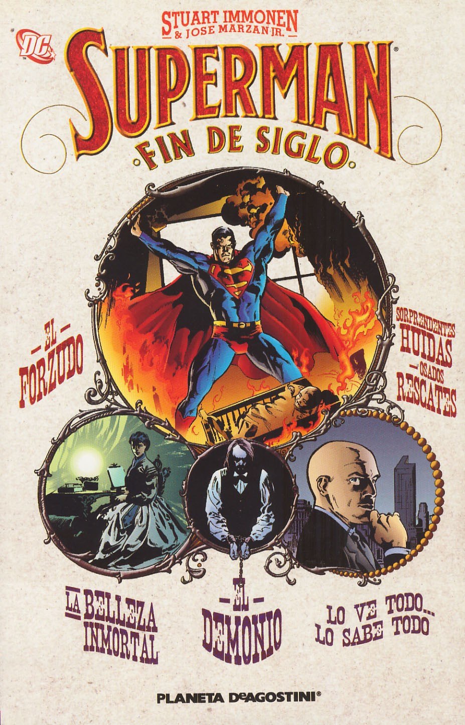 Portada ampliada de SUPERMAN FIN DE SIGLO
