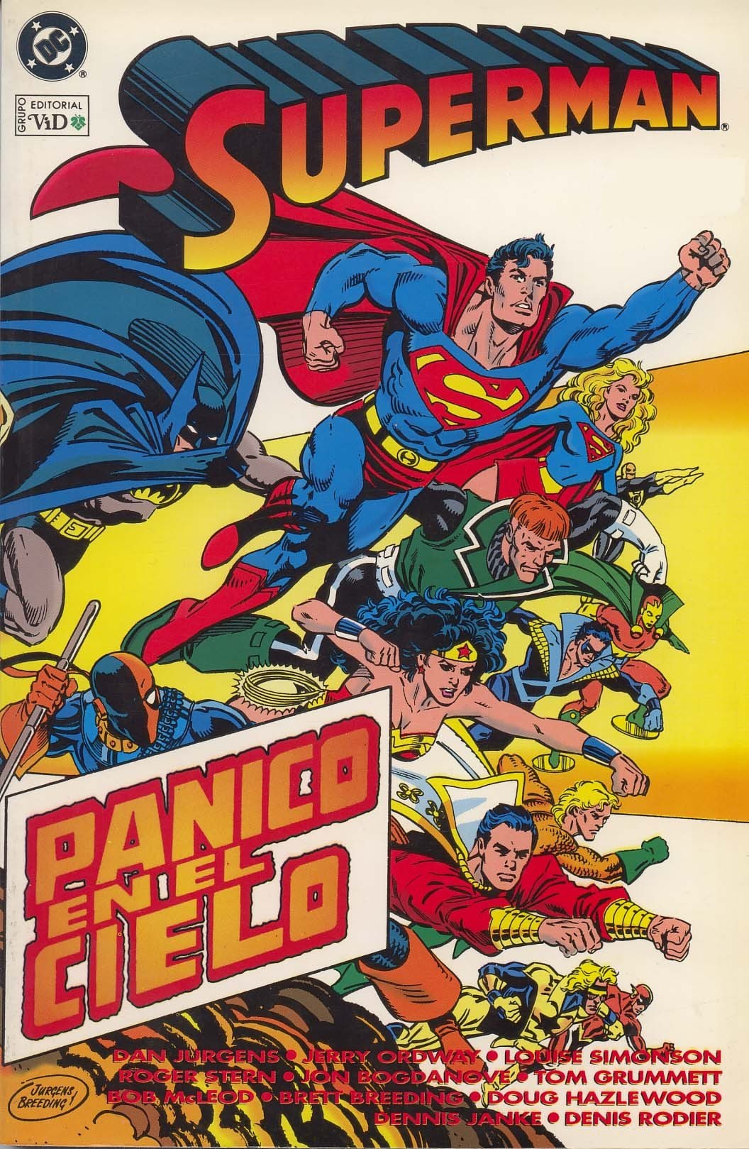 Portada ampliada de SUPERMAN