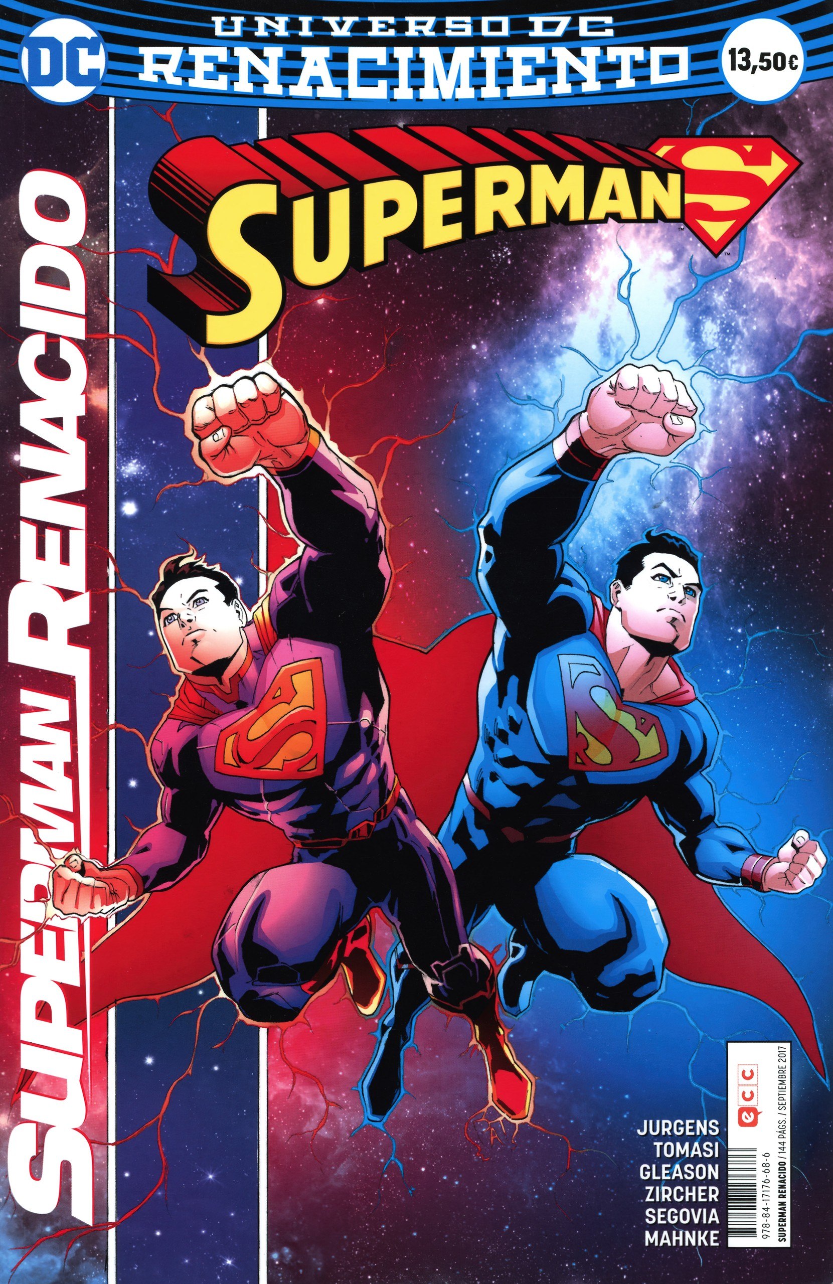 Portada ampliada de SUPERMAN RENACIDO