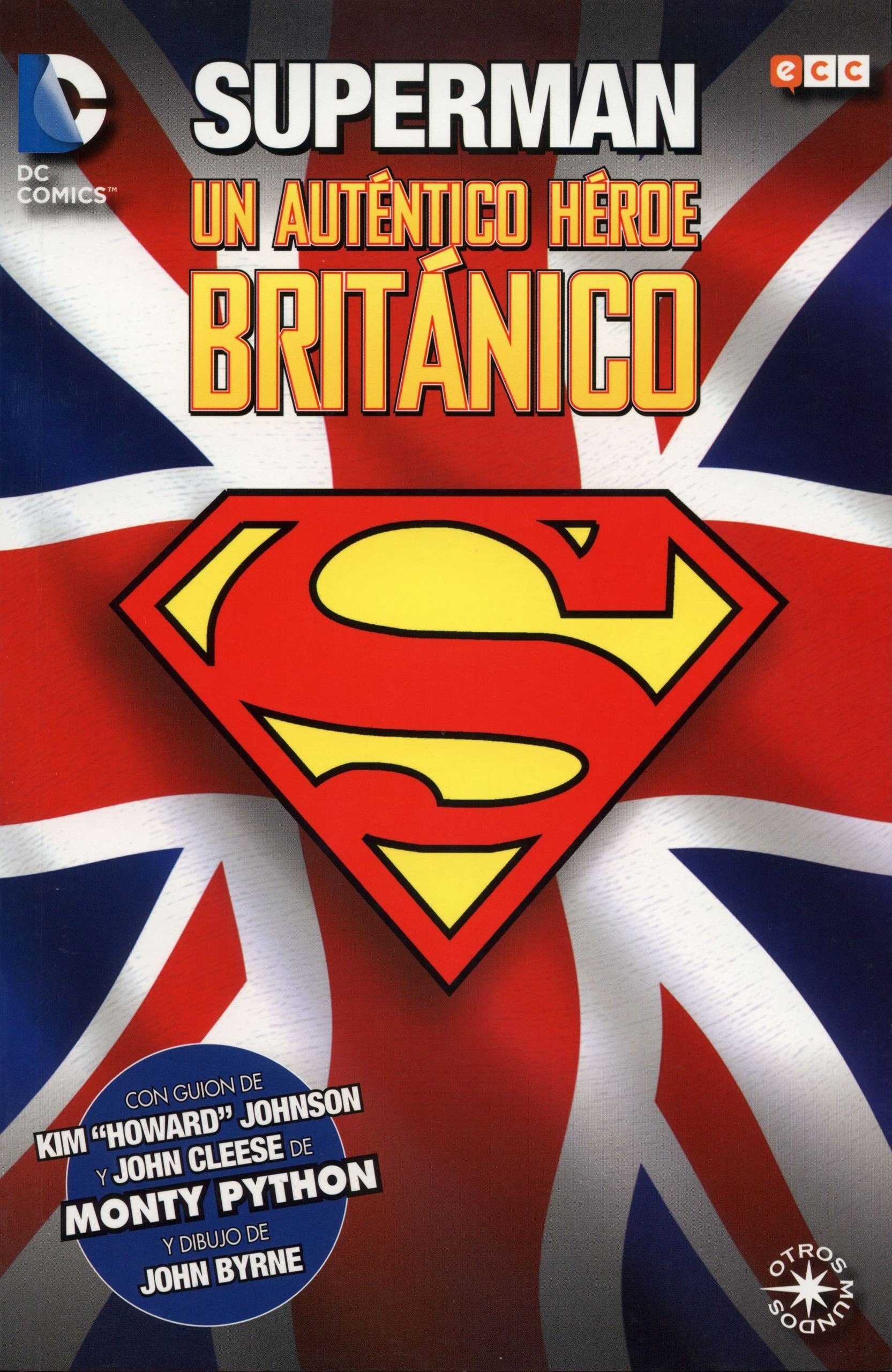 Portada ampliada de SUPERMAN UN AUTÉNTICO HÉROE BRITÁNICO