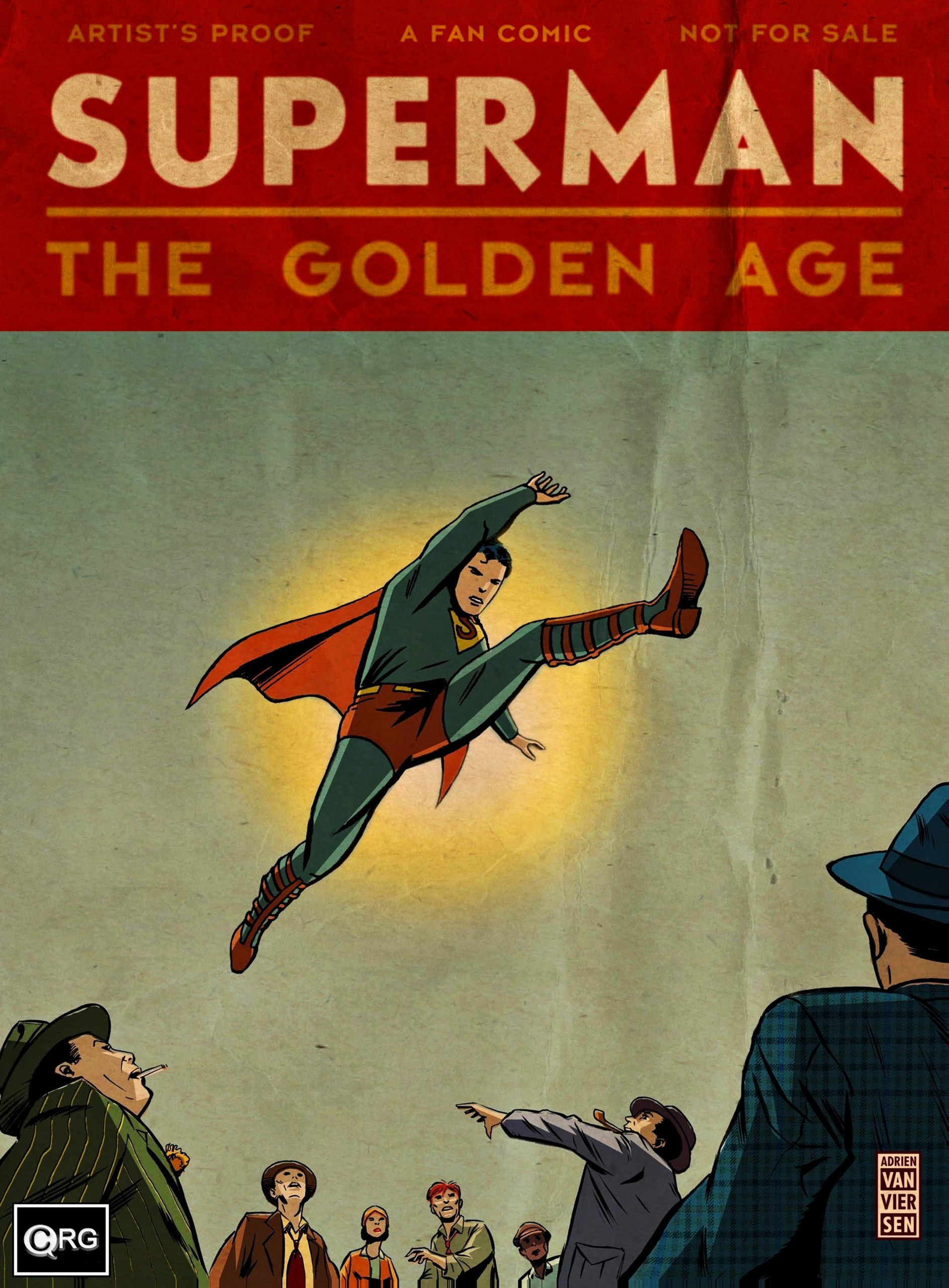 Portada ampliada de SUPERMAN THE GOLDEN AGE