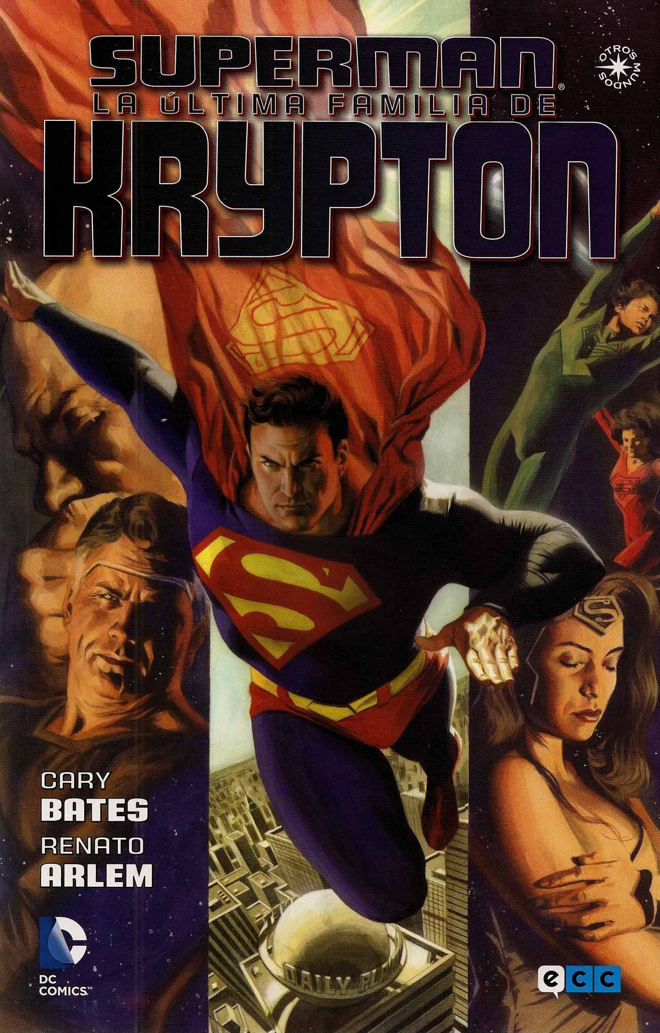 Portada ampliada de SUPERMAN LA ÚLTIMA FAMILIA DE KRYPTON