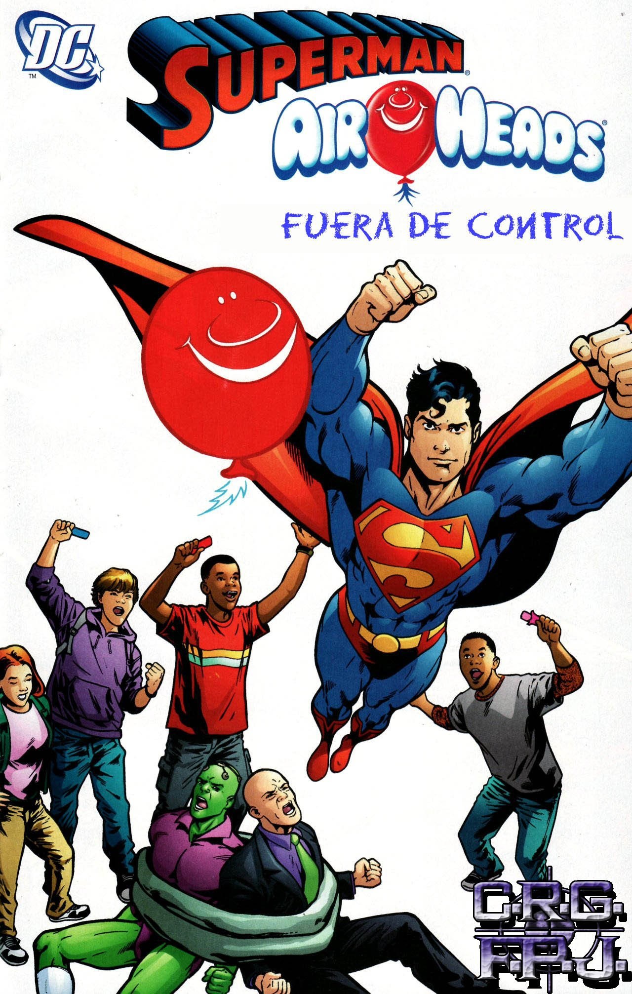 Portada ampliada de Superman Air Heads: Fuera de Control