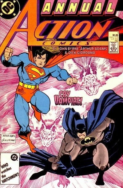 Portada ampliada de ACTION COMICS ANNUAL