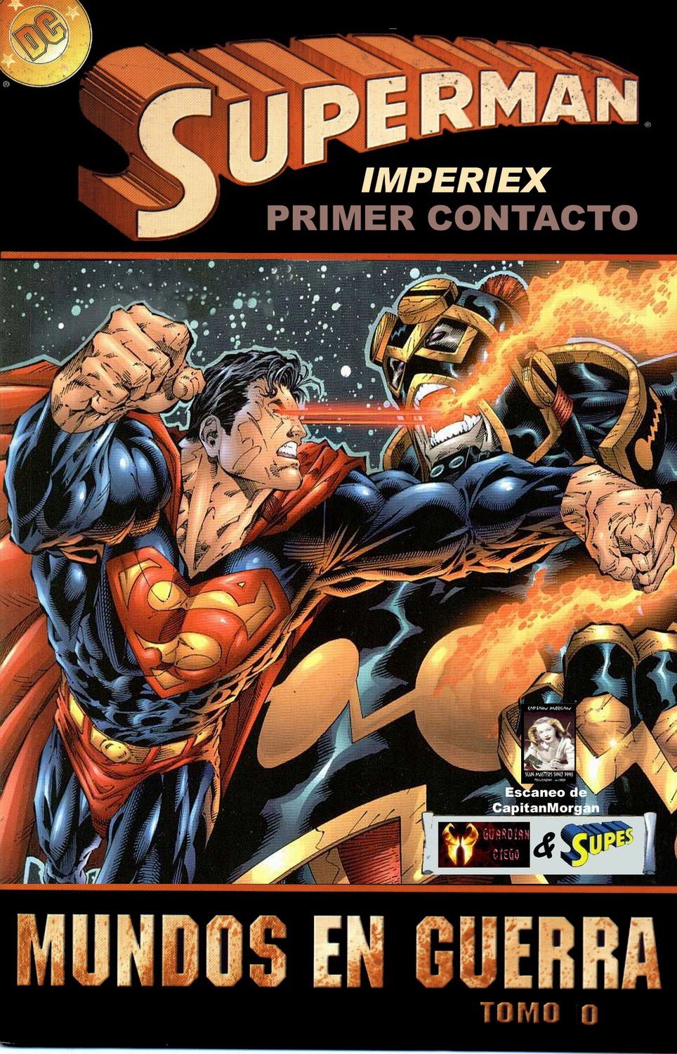 Portada ampliada de SUPERMAN IMPERIEX PRIMER CONTACTO