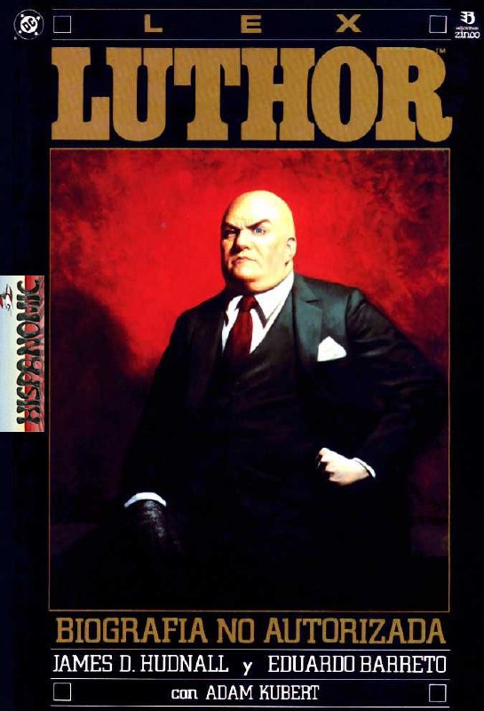 Portada ampliada de LEX LUTHOR