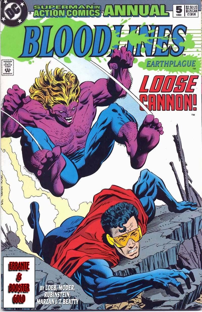 Portada ampliada de Superman Annual: Bloodlines