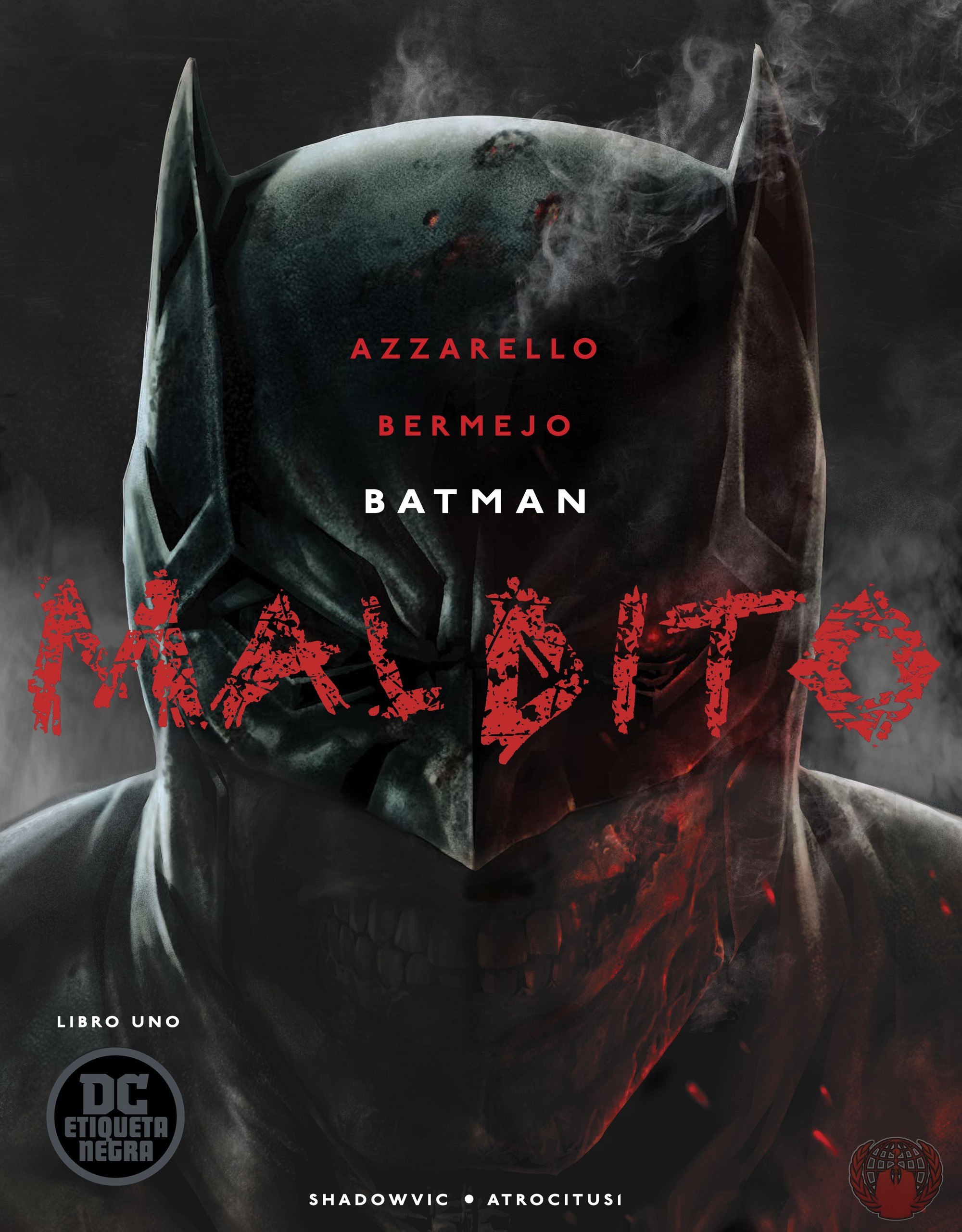 Portada ampliada de BATMAN MALDITO