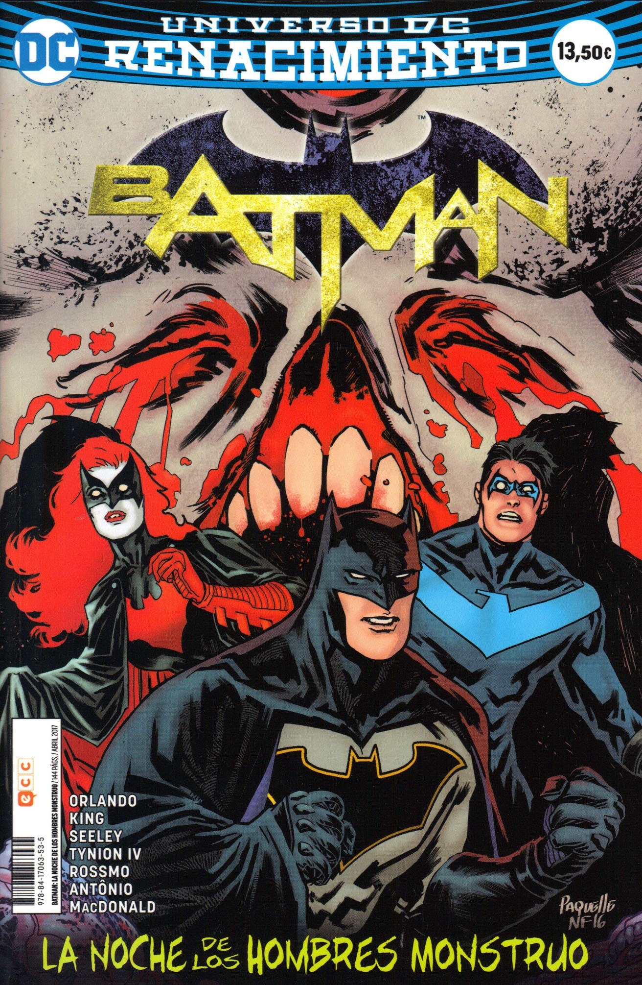 Portada ampliada de BATMAN