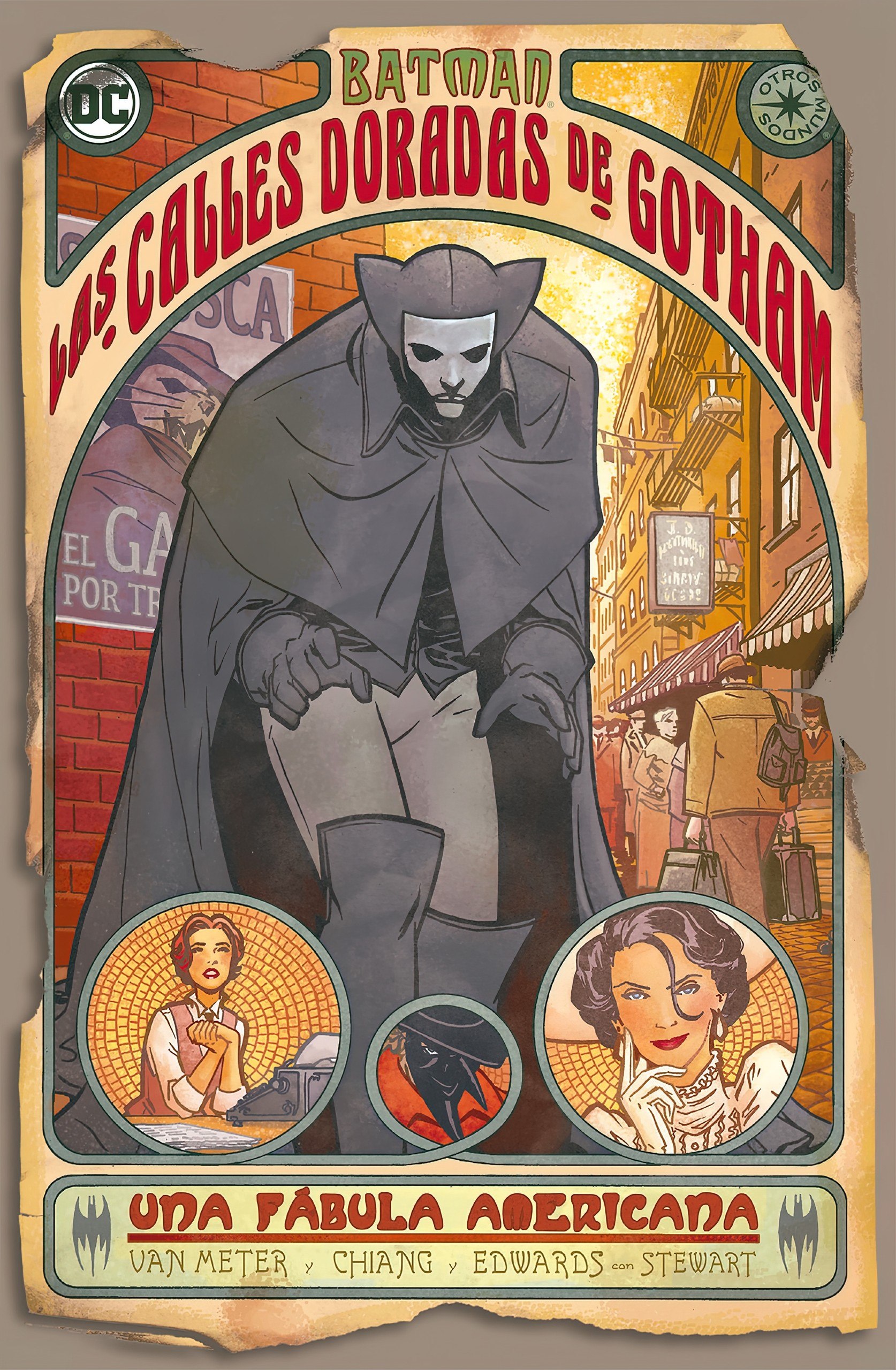 Portada ampliada de BATMAN LAS CALLES DORADAS DE GOTHAM