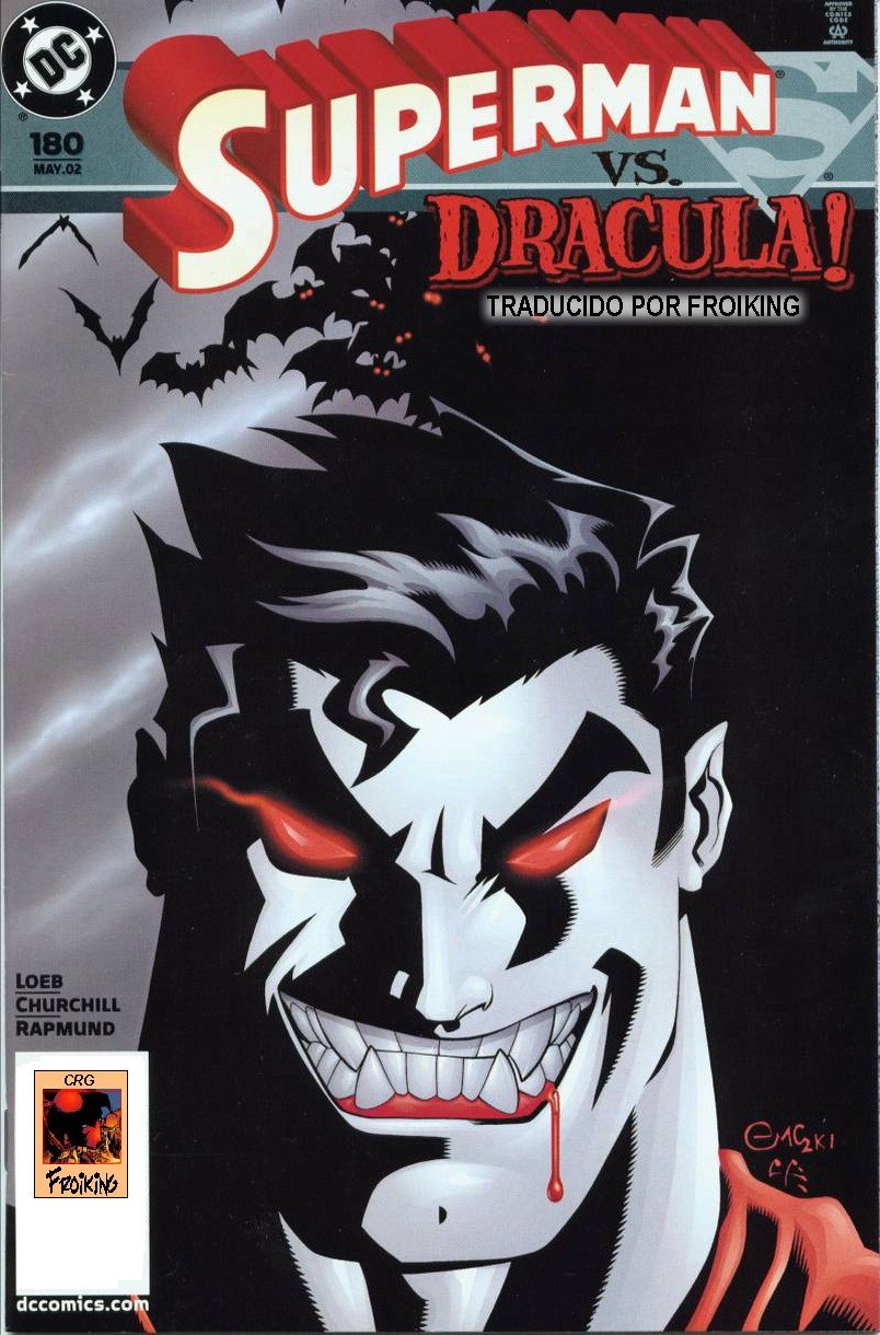 Portada ampliada de SUPERMAN VS. DRACULA!