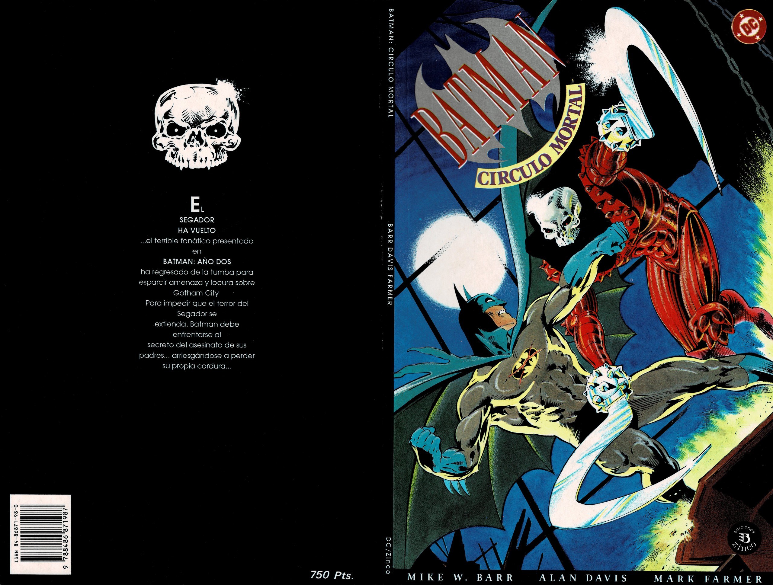 Portada ampliada de Batman: Circulo Mortal
