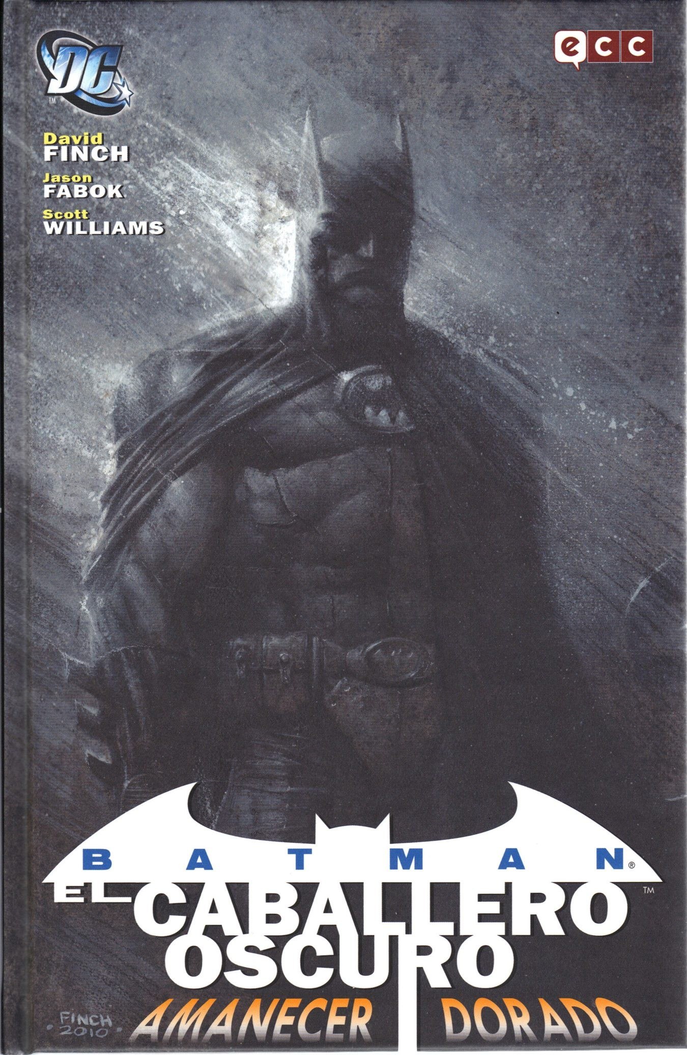 Portada ampliada de BATMAN EL CABALLERO OSCURO AMANECER DORADO