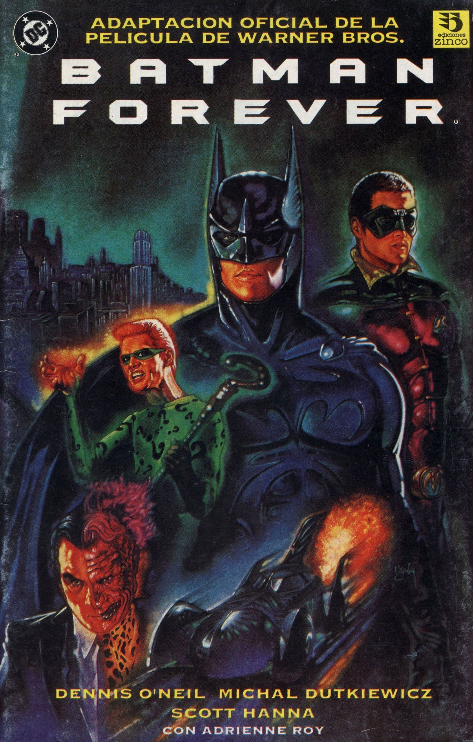 Portada ampliada de BATMAN FOREVER