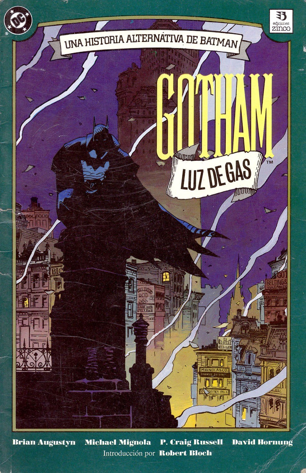 Portada ampliada de Gotham: Luz de Gas