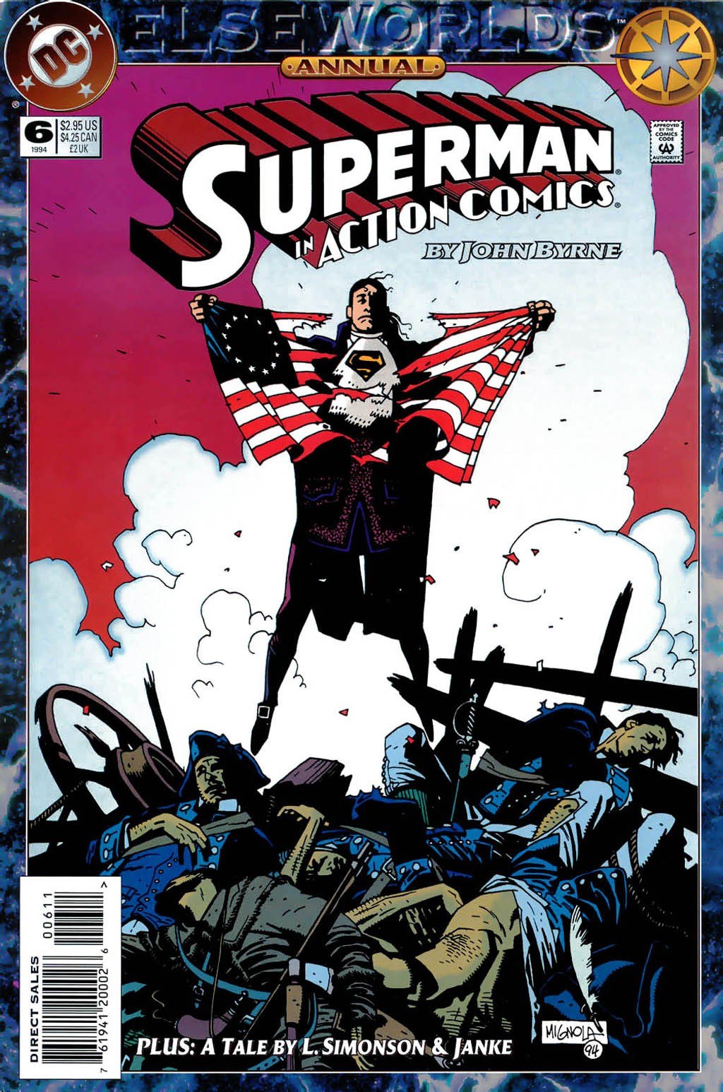 Portada ampliada de SUPERMAN ACTION COMICS