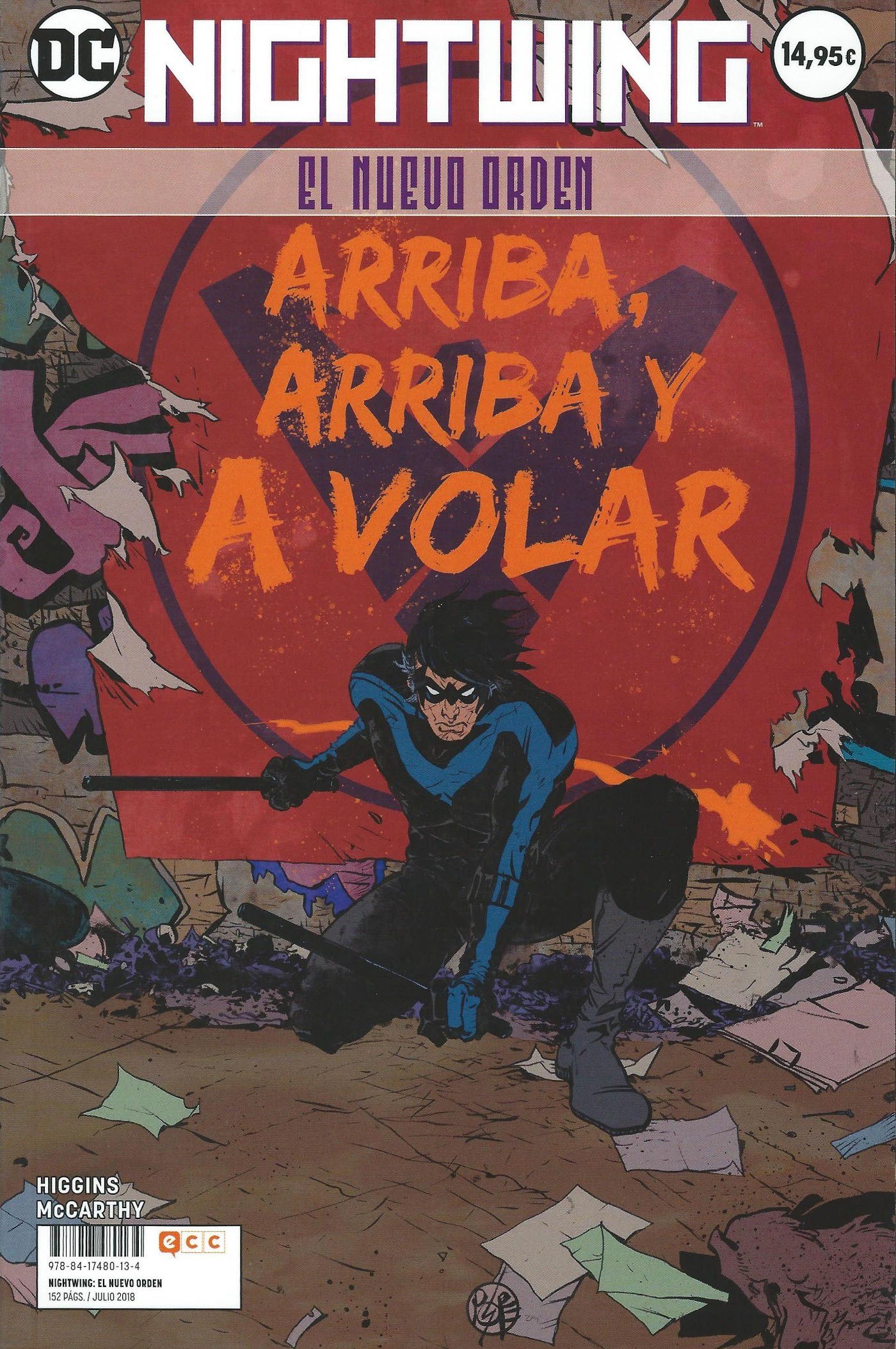 Portada ampliada de NIGHTWING