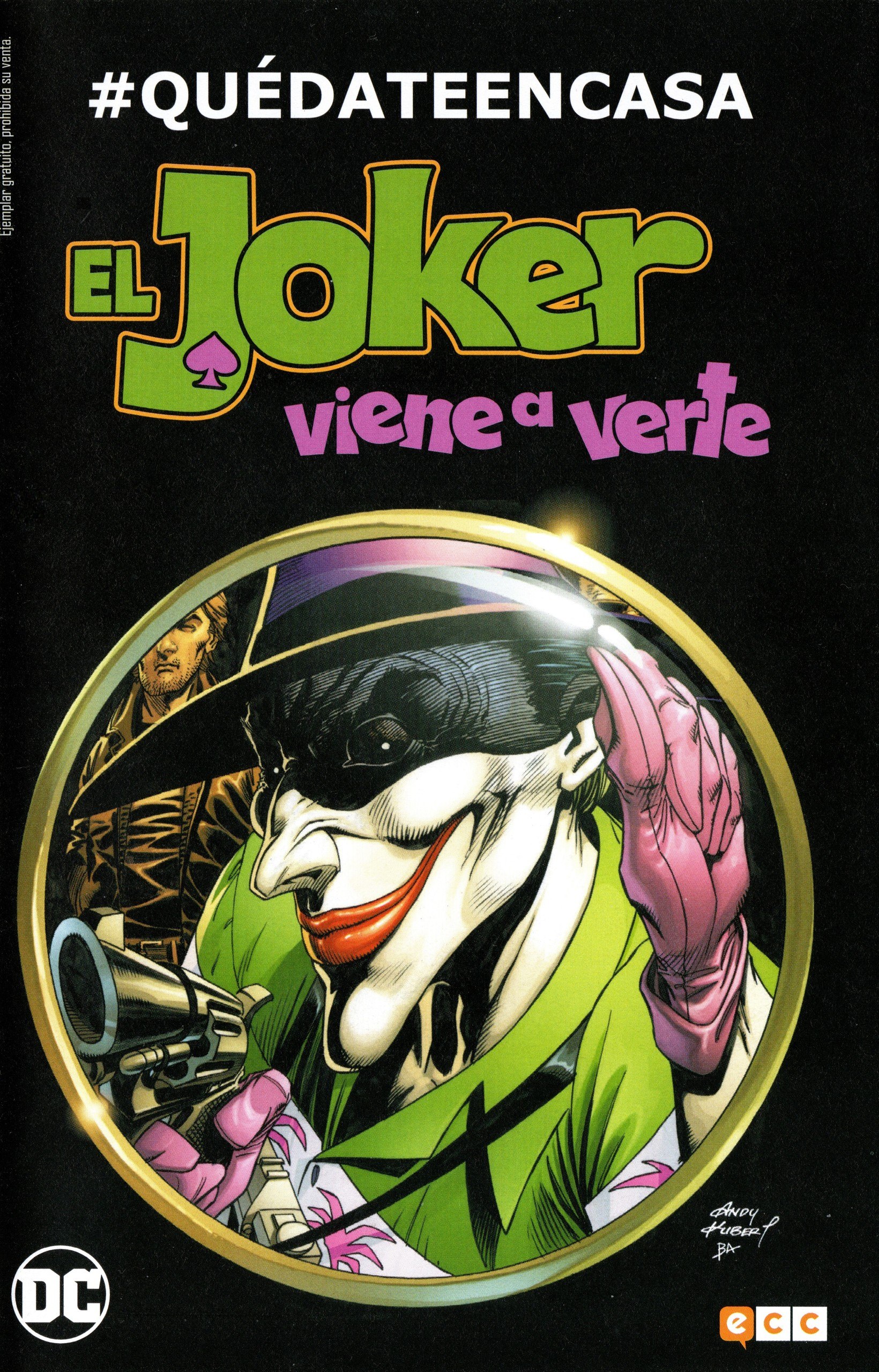 Portada ampliada de El Joker viene a verte
