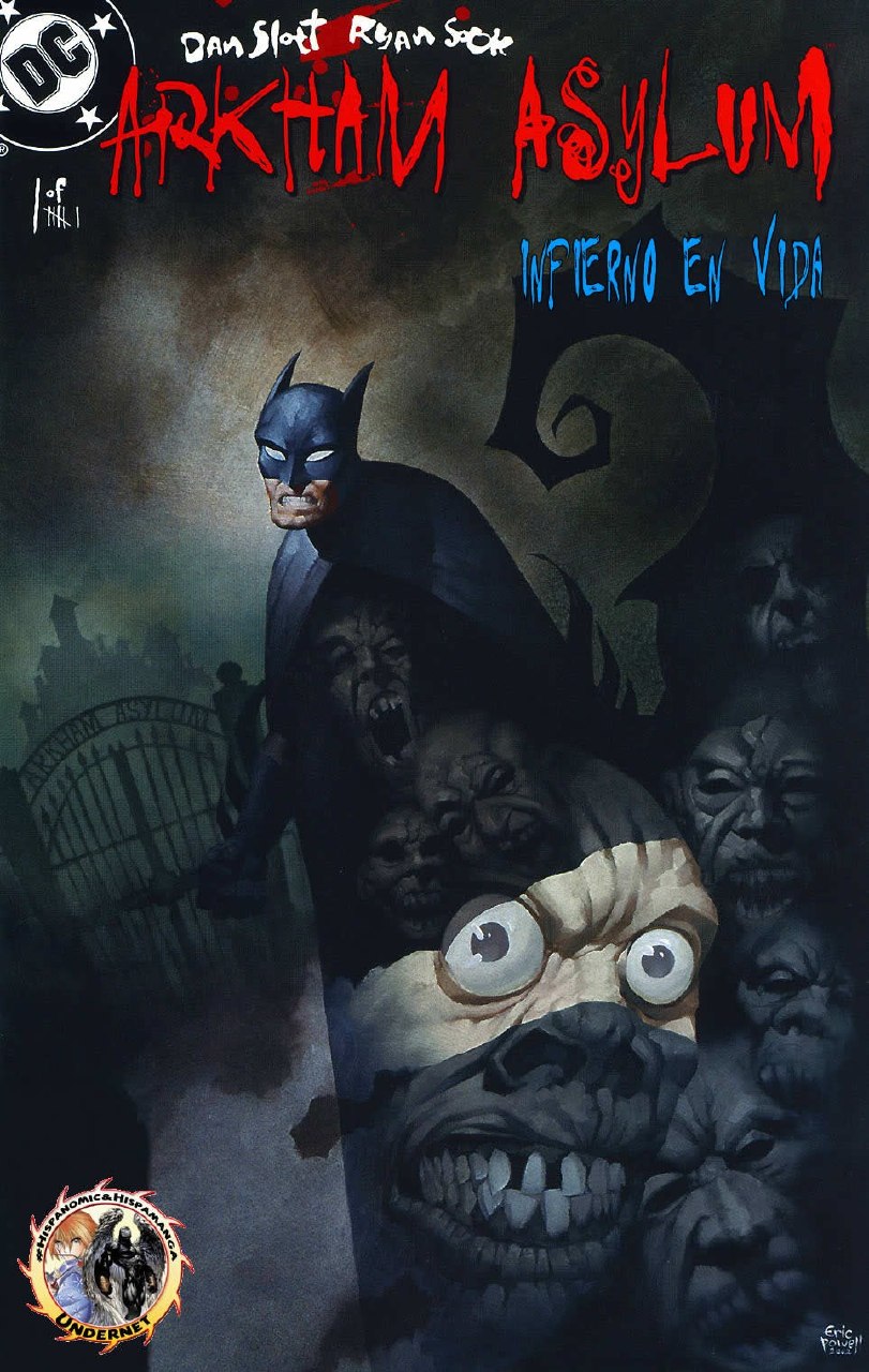 Portada ampliada de ARKHAM ASYLUM