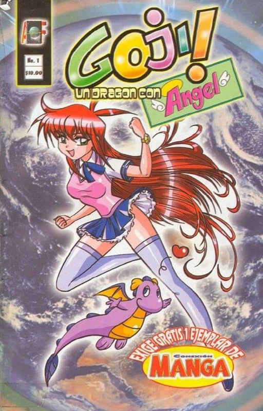 Portada ampliada de Goj! Un dragon con Angel