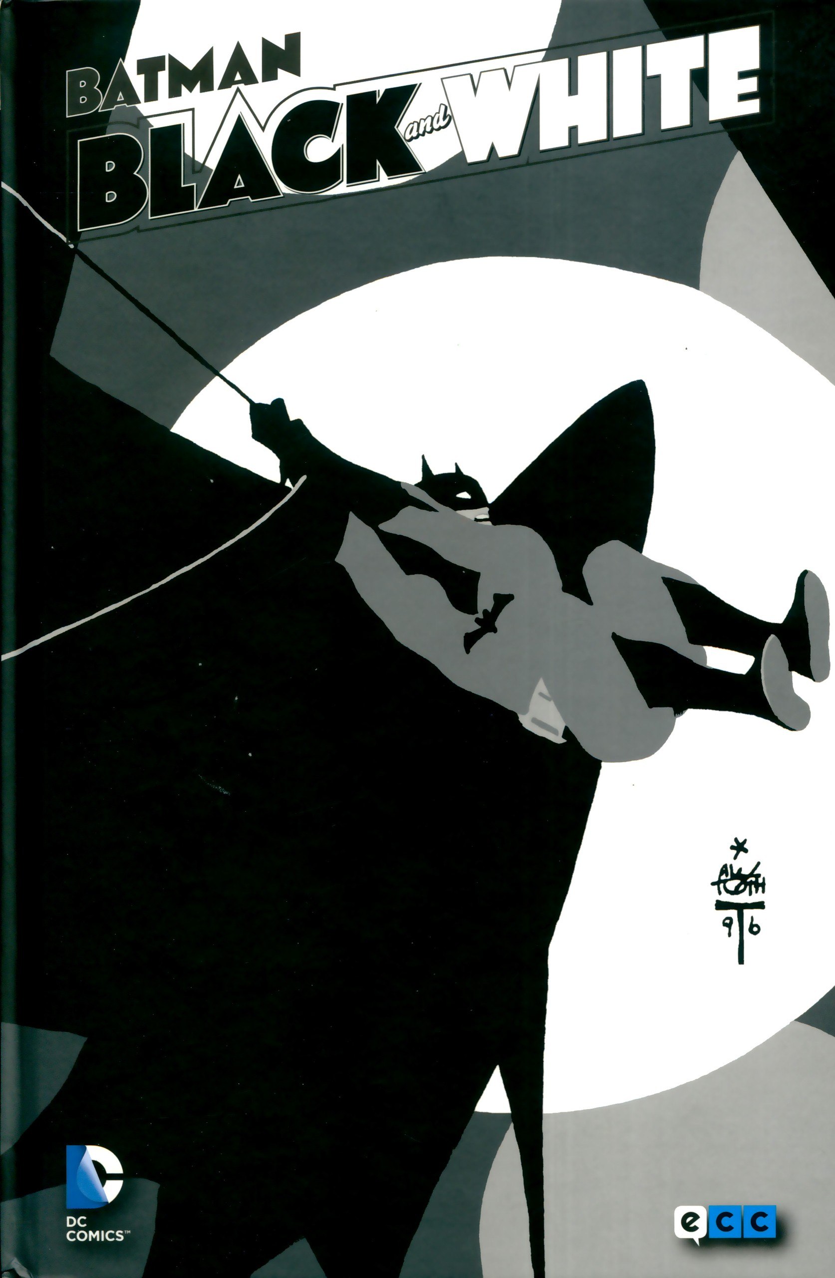 Portada ampliada de Batman Black and White